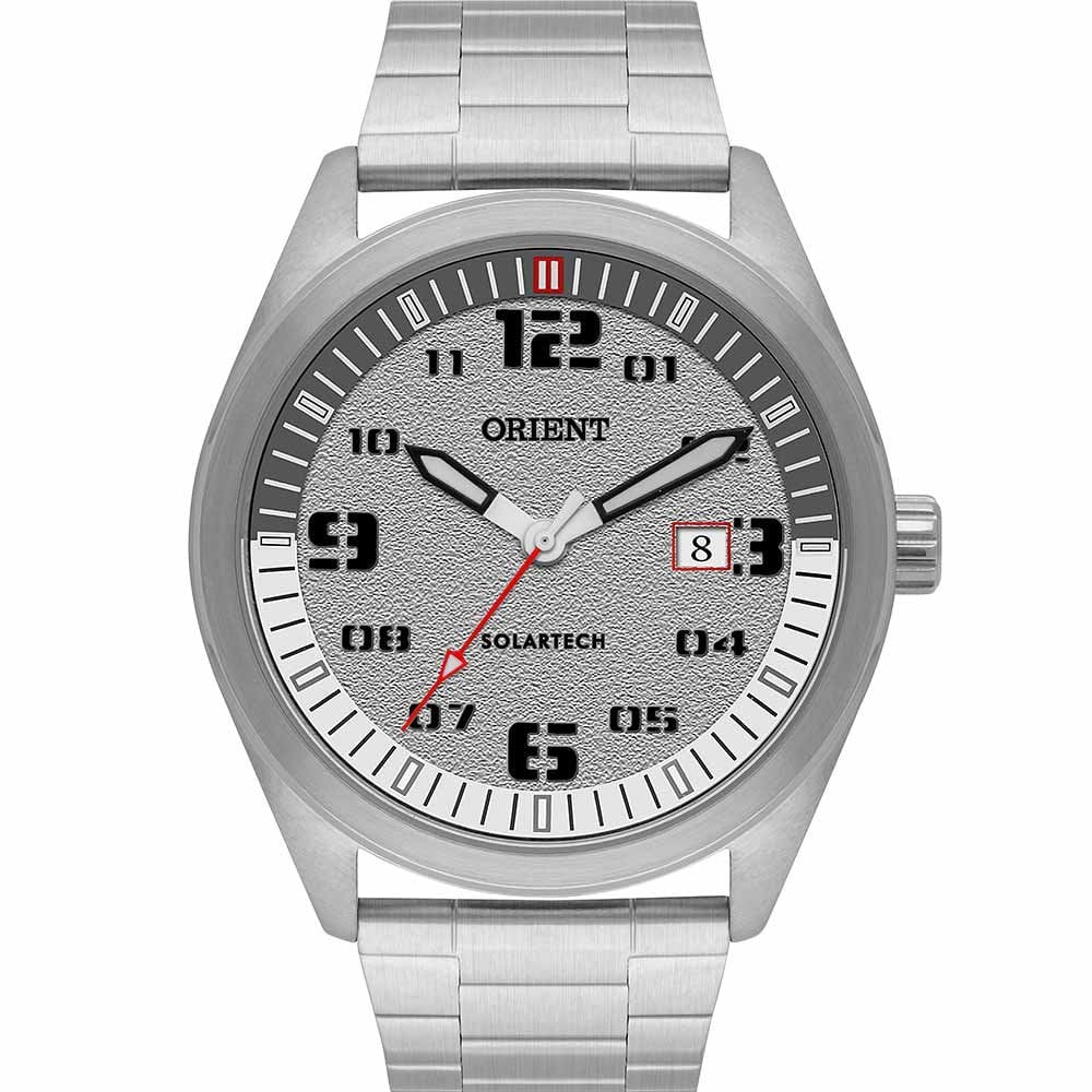 Relógio Orient Masculino Solartech MBSS1489S2SX Relógio Orient Masculino Solartech MBSS1489S2SX