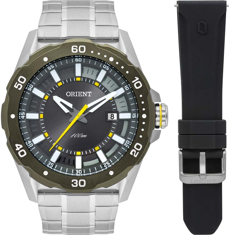 Relógio Orient Masculino Neo Sports Troca Pulseira MBSS1479E1SX Relógio Orient Masculino Neo Sports Troca Pulseira MBSS1479E1SX
