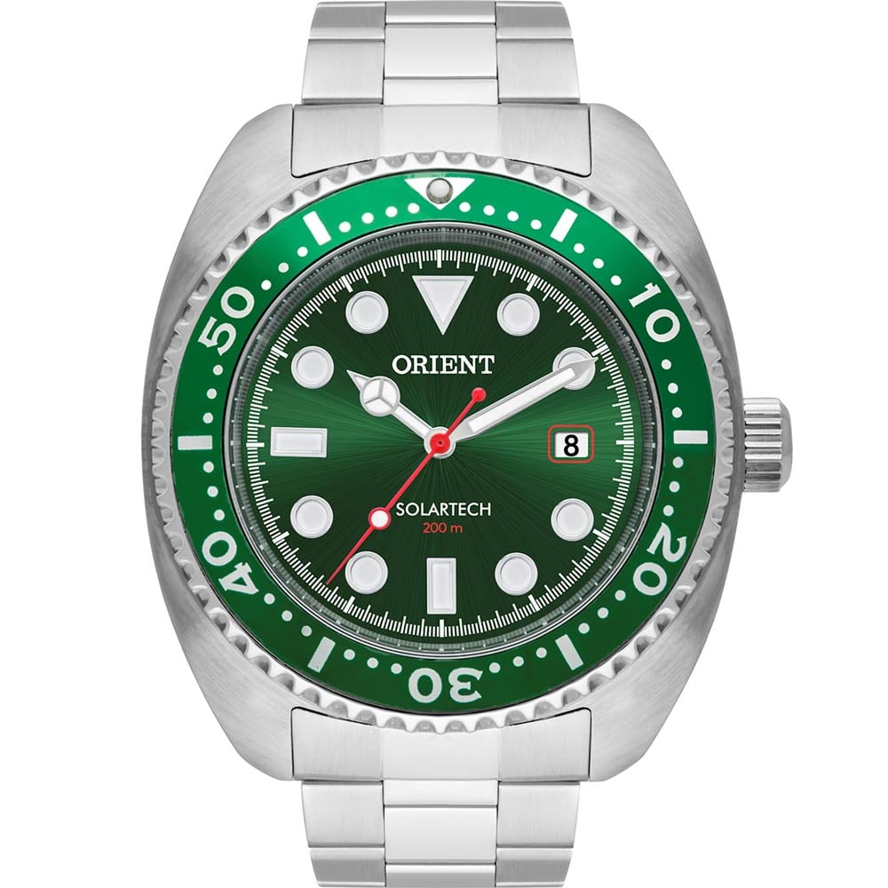 Relógio Orient Masculino Solar Tech MBSS1445E1SX Relógio Orient Masculino Solar Tech MBSS1445E1SX