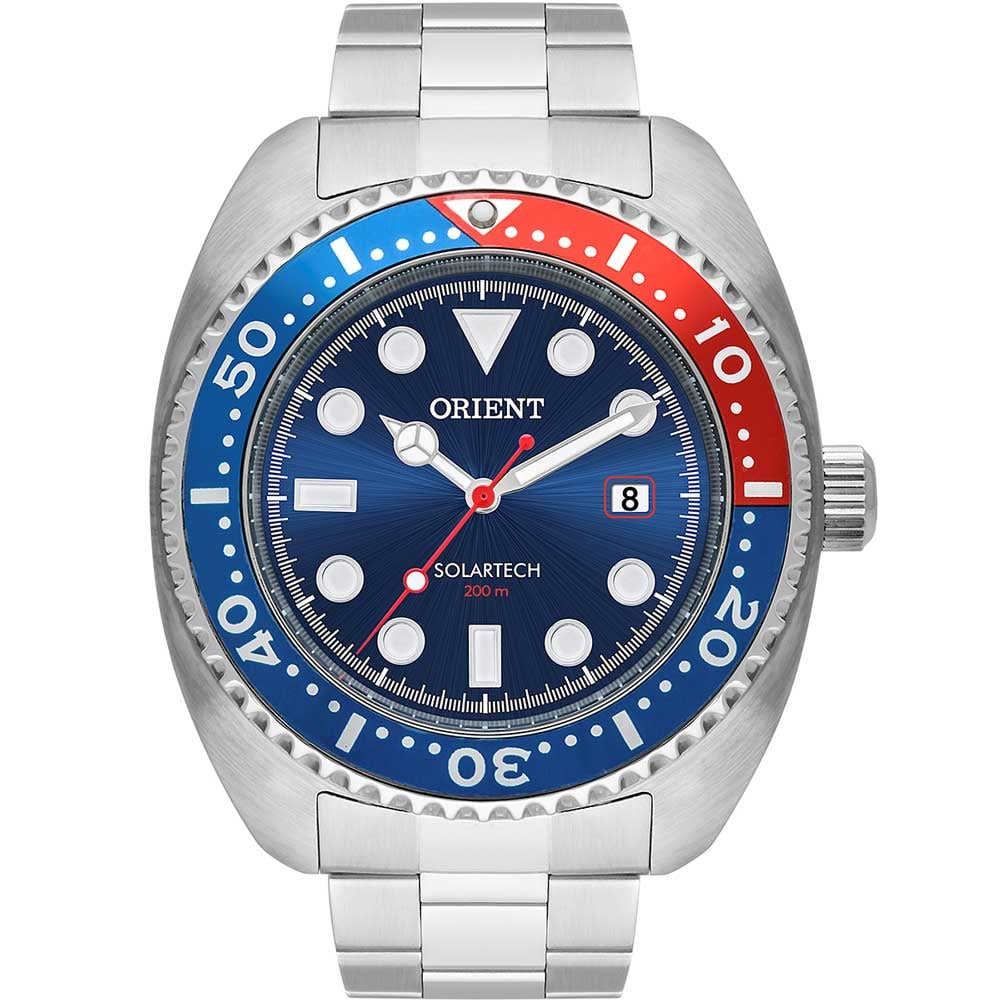 Relógio Orient Masculino Solar Tech MBSS1443D1SX Relógio Orient Masculino Solar Tech MBSS1443D1SX