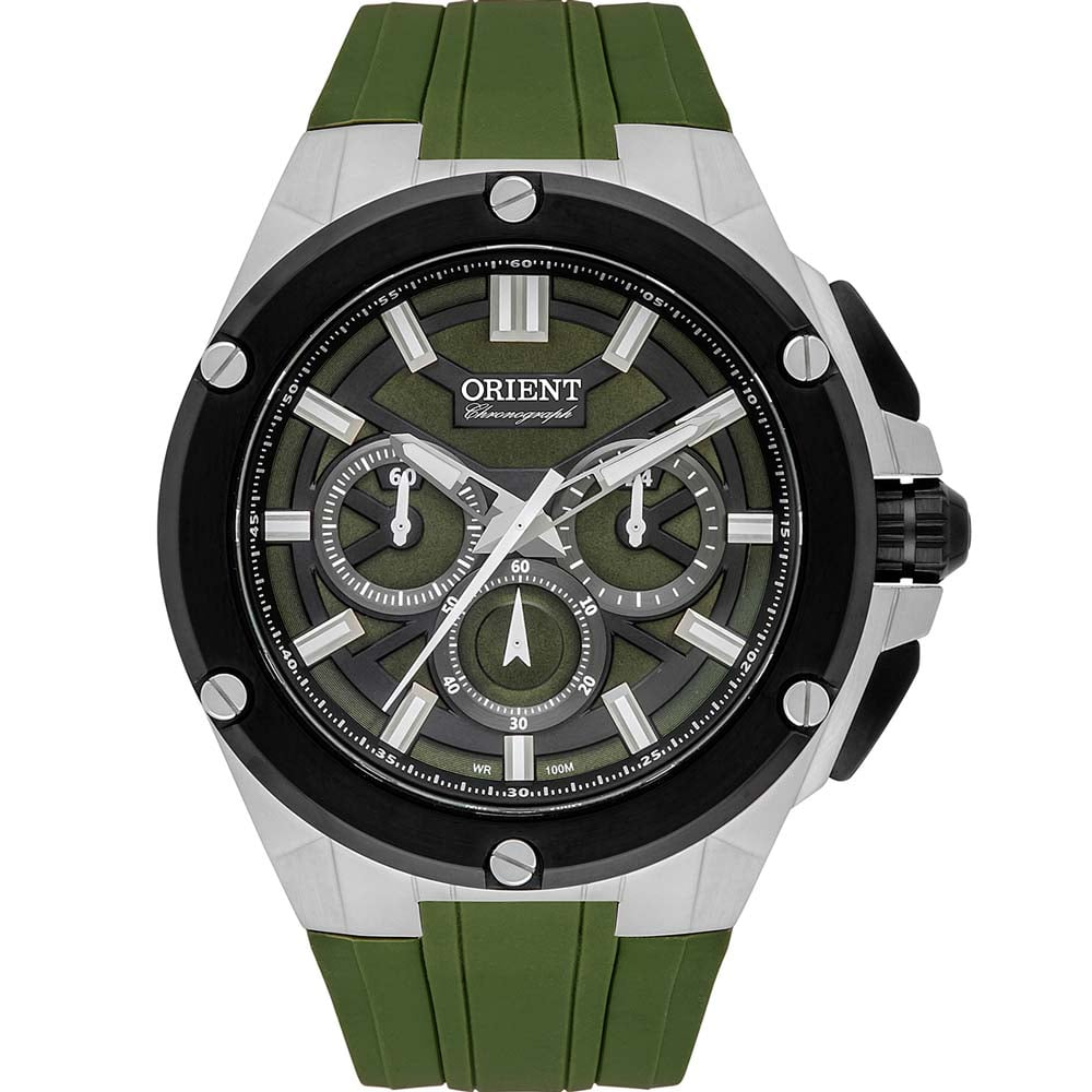 Relógio Orient Masculino Cronógrafo MBSPC046E1EX Relógio Orient Masculino Cronógrafo MBSPC046E1EX