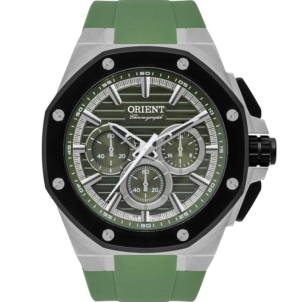 Relógio Orient Masculino Unique Cronógrafo MBSPC044E1EX Relógio Orient Masculino Unique Cronógrafo MBSPC044E1EX