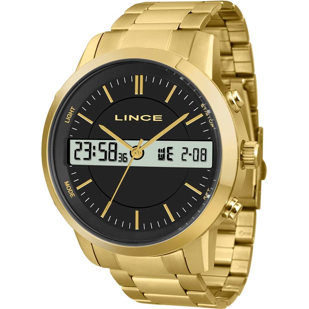 Relógio Lince Masculino Anadigi MAG4489LP1KX Relógio Lince Masculino Anadigi MAG4489LP1KX