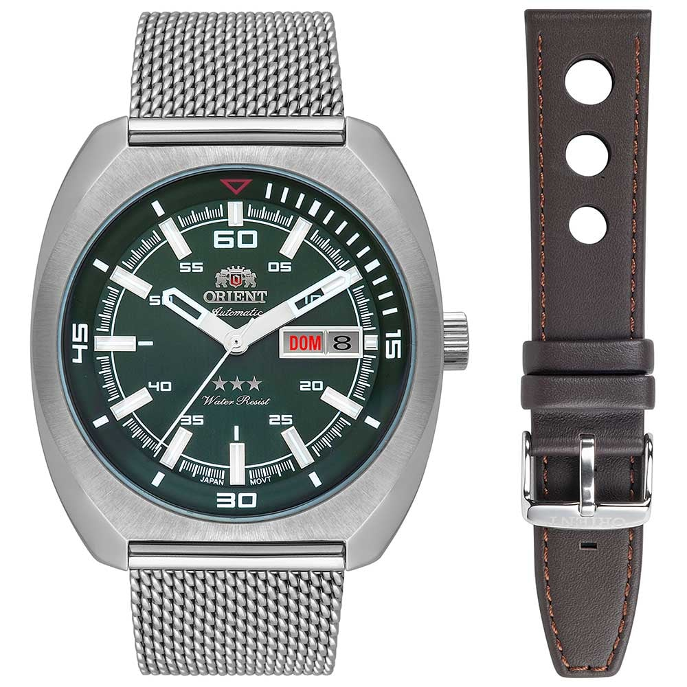 Relógio Orient Masculino Automático Três Estrelas F49SS023E1SX Relógio Orient Masculino Automático Três Estrelas F49SS023E1SX