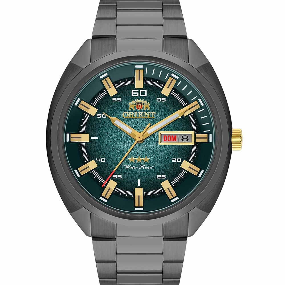 Relógio Orient Masculino Automático Três Estrelas NH3YY006E1GX Relógio Orient Masculino Automático Três Estrelas NH3YY006E1GX