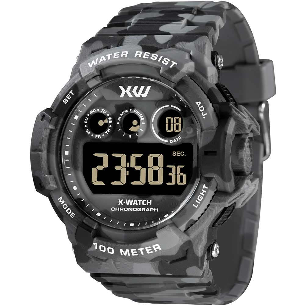 Relógio Digital X-Watch Masculino XMPPD683QXQXXW Relógio Digital X-Watch Masculino XMPPD683QXQXXW