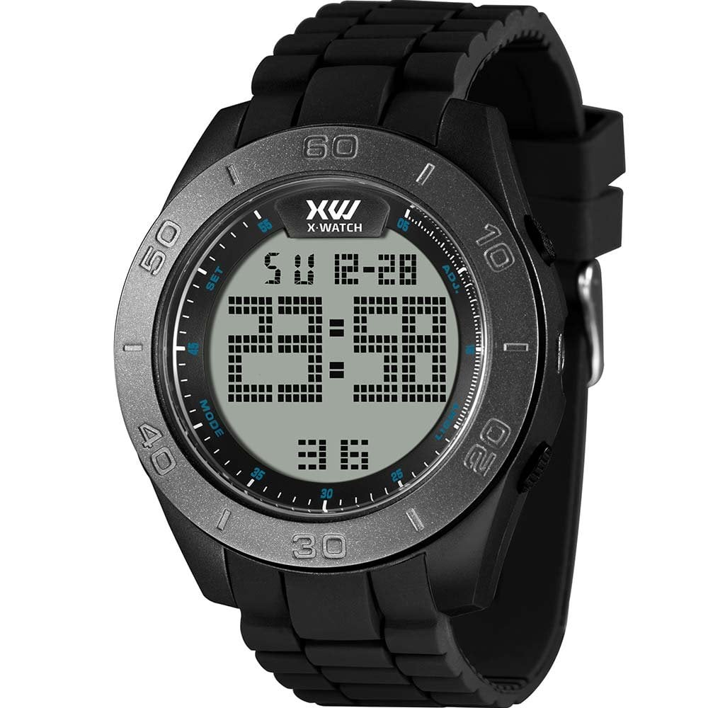 Relógio Digital X-Watch Masculino Esportivo XMPPD690BXPX Relógio Digital X-Watch Masculino Esportivo XMPPD690BXPX
