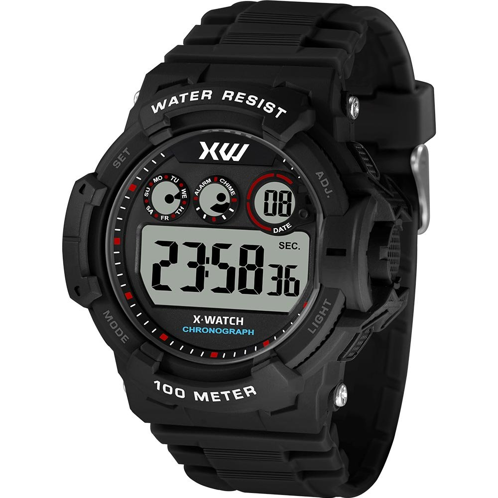 Relógio Digital X-Watch Masculino Esportivo XMPPD680PXPXXW Relógio Digital X-Watch Masculino Esportivo XMPPD680PXPXXW