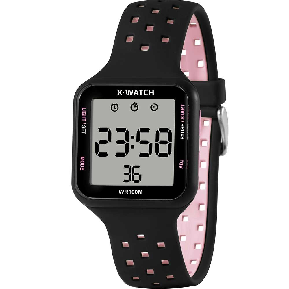 Relógio Digital X-Watch Feminino XGPPD198BXPX Relógio Digital X-Watch Feminino XGPPD198BXPX