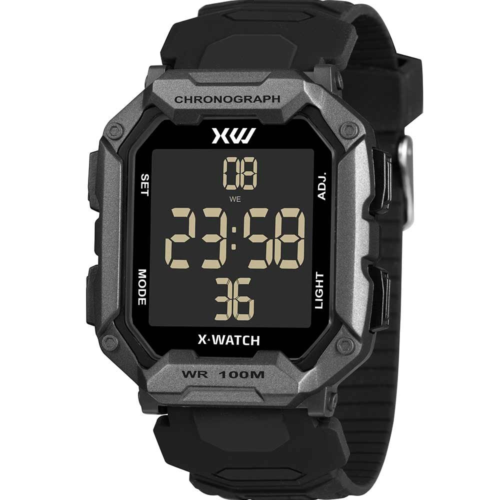 Relógio Digital X-Watch Masculino XGPPD194PXPX Relógio Digital X-Watch Masculino XGPPD194PXPX