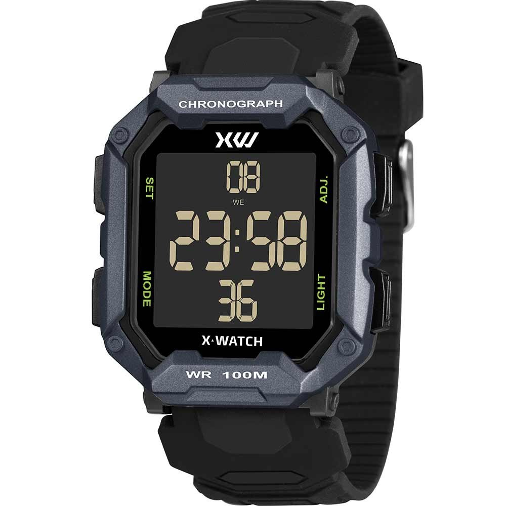 Relógio Digital X-Watch Masculino XGPPD189PXPX Relógio Digital X-Watch Masculino XGPPD189PXPX