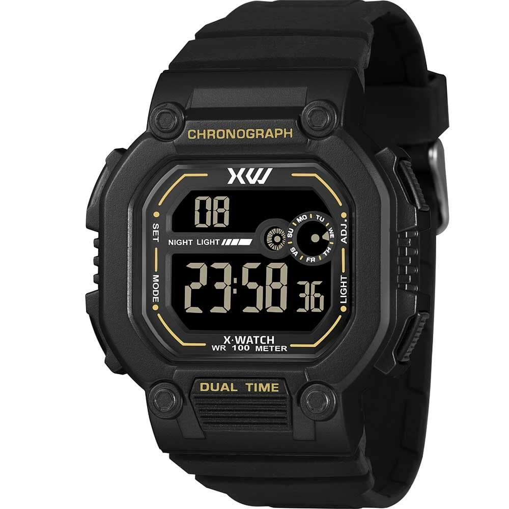 Relógio Digital X-Watch Masculino Esportivo XGPPD184PXPXXW Relógio Digital X-Watch Masculino Esportivo XGPPD184PXPXXW