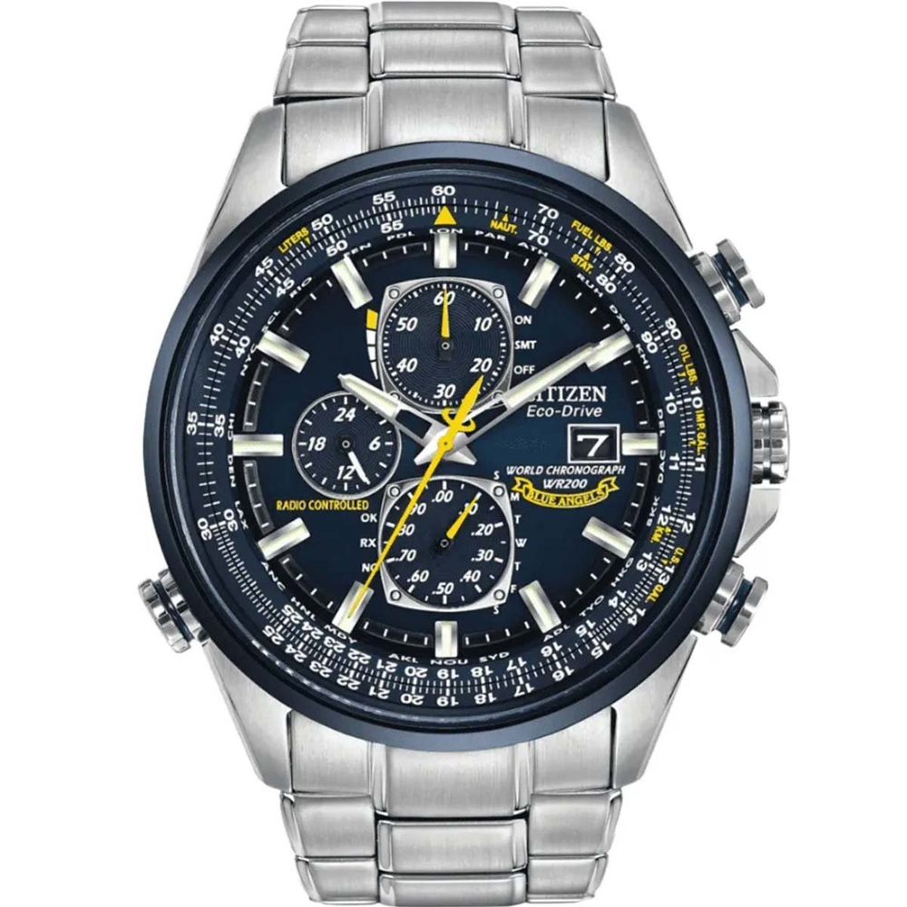 Relógio Citizen Masculino Blue Angels Eco-Drive AT8020-54L Relógio Citizen Masculino Blue Angels Eco-Drive AT8020-54L