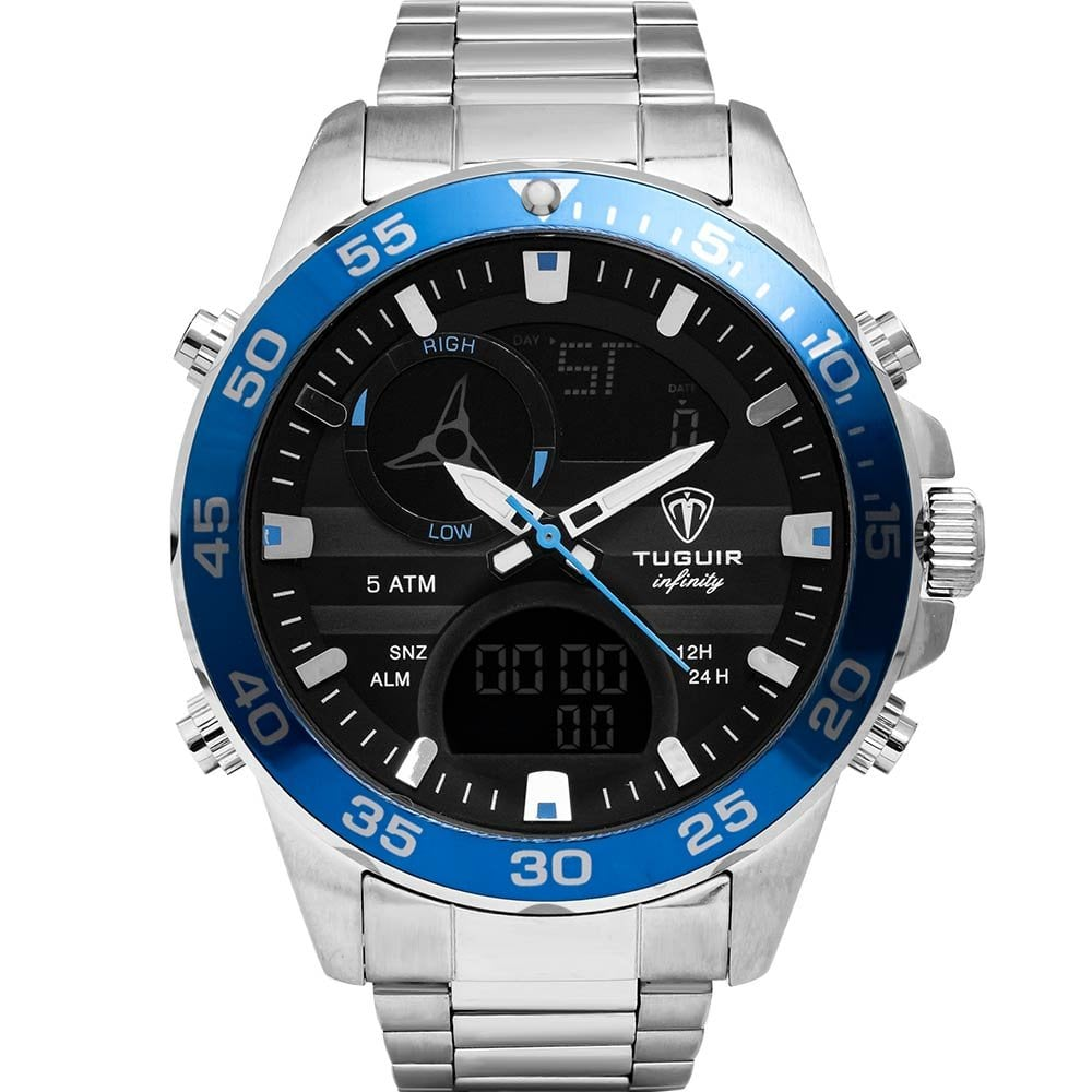 Relógio Tuguir Masculino Anadigi Infinity TGI37014 Relógio Tuguir Masculino Anadigi Infinity TGI37014