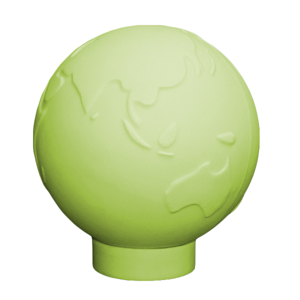 Luminária - Globo marcação verde Luminária - Globo marcação verde