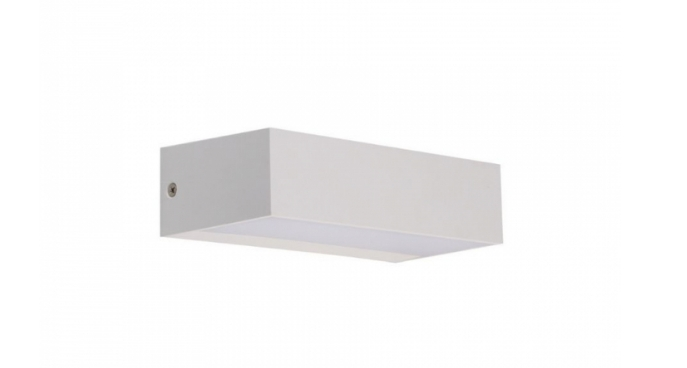 Arandela New Base Branco Retangular Bivolt - Hevvy Arandela New Base Branco Retangular Bivolt - Hevvy