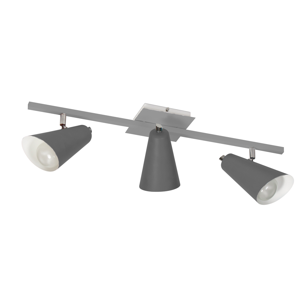 Spot Direcionável PT03 Moderno 20x12x60cm1 Un Prata Spot Direcionável PT03 Moderno 20x12x60cm1 Un Prata