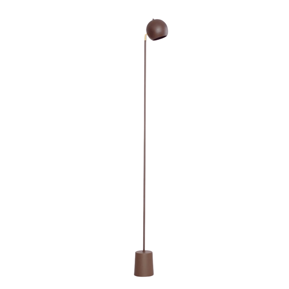 Luminária de Piso Chão Articulada Aniston Marrom Cortem Luminária de Piso Chão Articulada Aniston Marrom Cortem