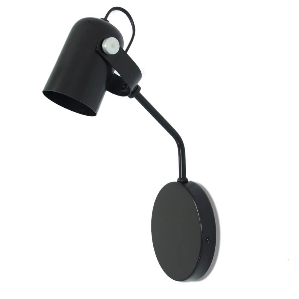 Luminária de Parede Arandela Articulada Nelle Preto Luminária de Parede Arandela Articulada Nelle Preto