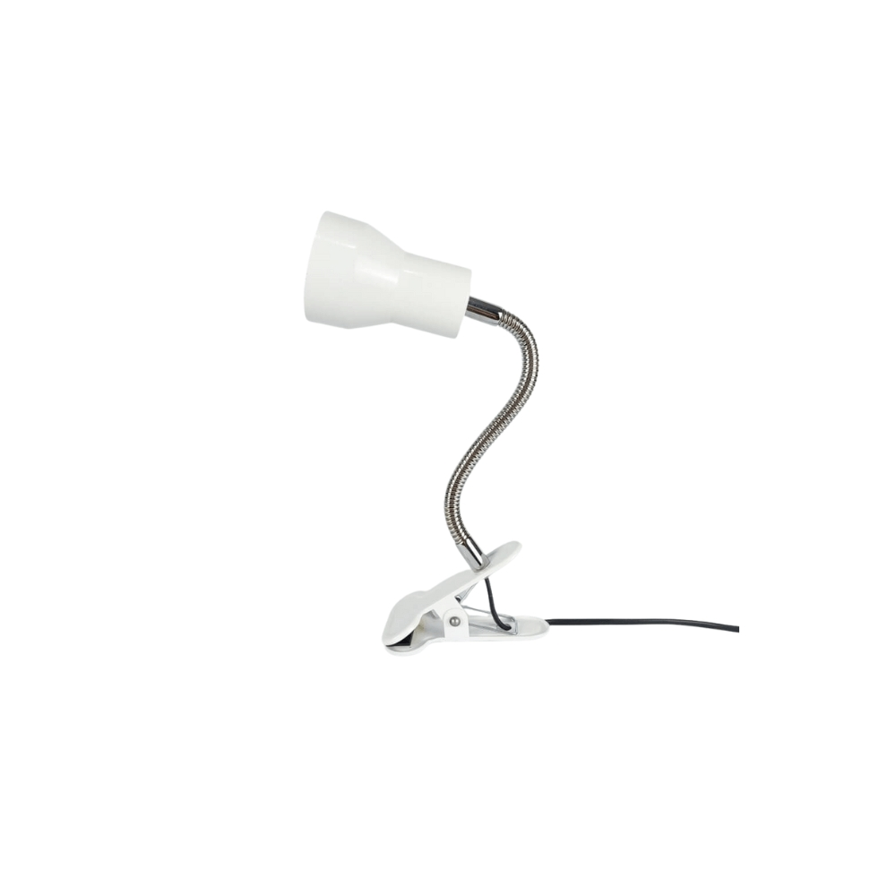 Luminária Presilha com Garra Amélia Mini Branca Luminária Presilha com Garra Amélia Mini Branca