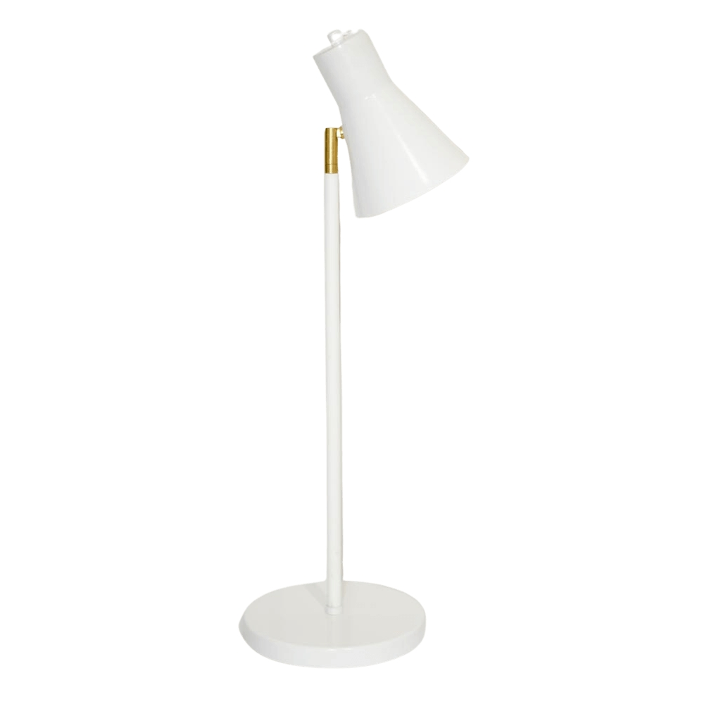 Luminária de Mesa Abajur Emma Branca Luminária de Mesa Abajur Emma Branca