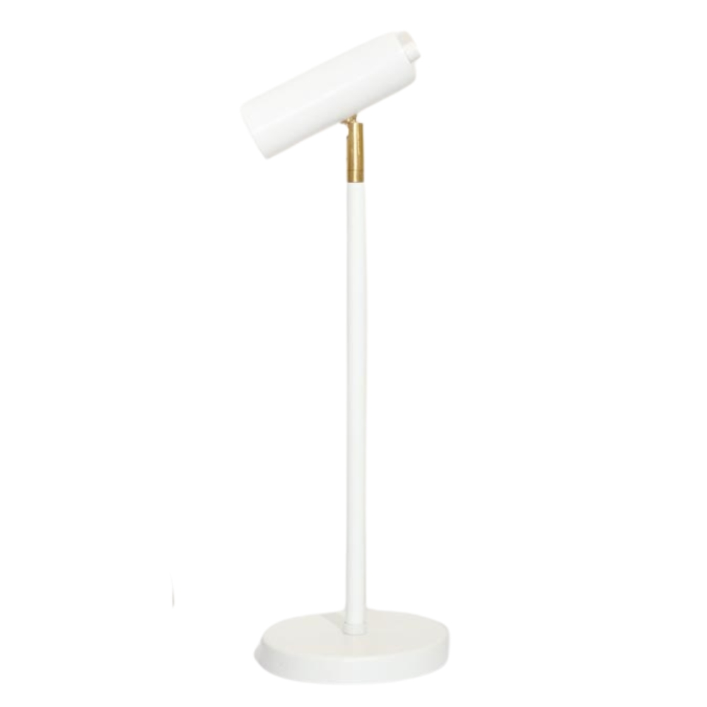 Luminária de Mesa Abajur Margot Branca Luminária de Mesa Abajur Margot Branca