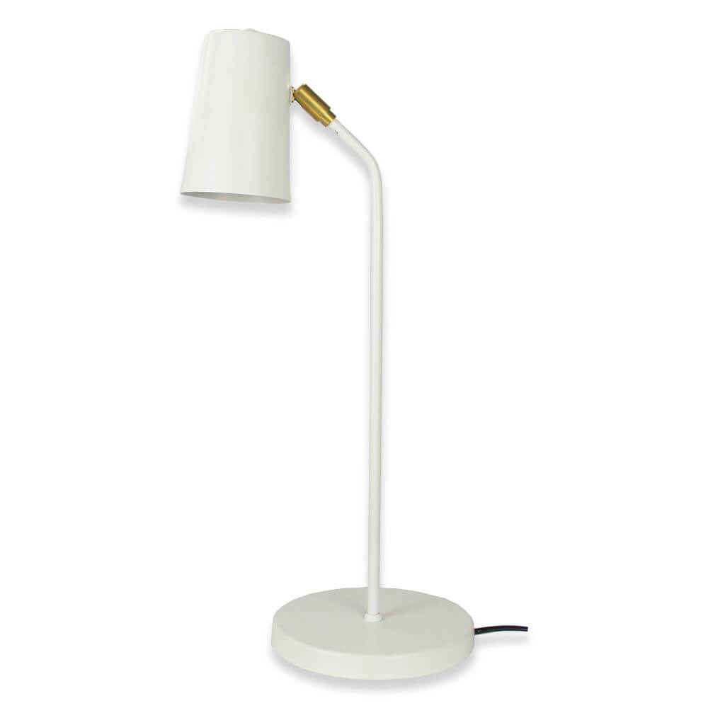 Luminária de Mesa Abajur Clara Branco Luminária de Mesa Abajur Clara Branco