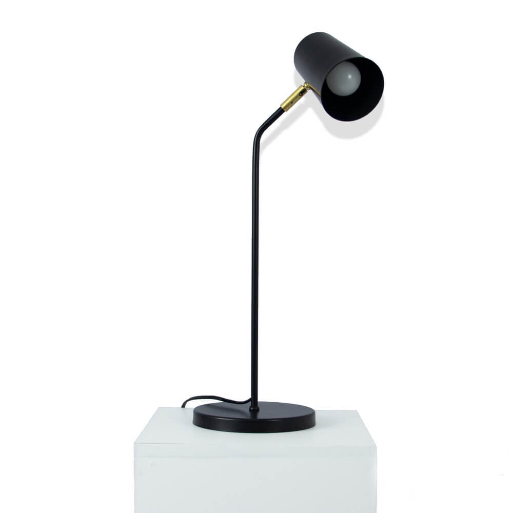 Luminária de Mesa Abajur Clara Preto Luminária de Mesa Abajur Clara Preto