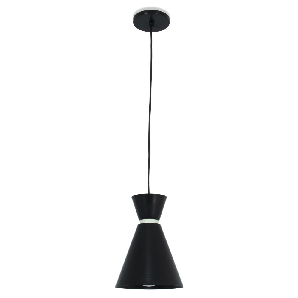 Luminária de Teto Pendente Bertha Preto Luminária de Teto Pendente Bertha Preto