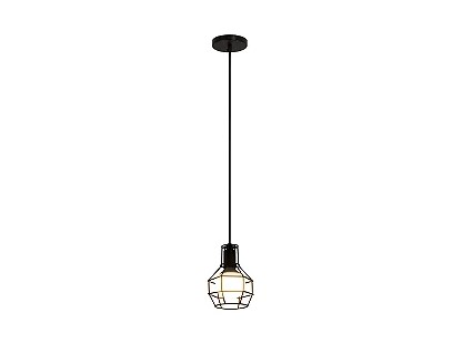 Pendente Aramado Venus Preto 1 Lamp - Nacional Iluminação Pendente Aramado Venus Preto 1 Lamp - Nacional Iluminação