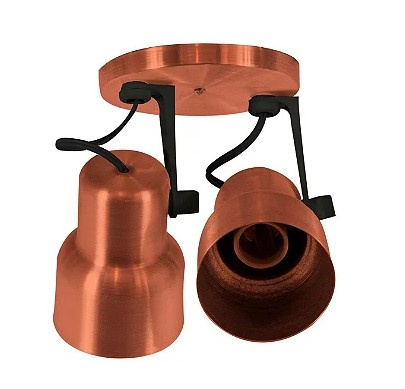 Spot Lumina Cobre 2L Aluminio - Nacional Iluminação Spot Lumina Cobre 2L Aluminio - Nacional Iluminação