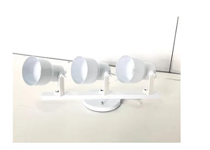 Spot Lumina Para Trilho Branco 3L Aluminio - Nacional Iluminação Spot Lumina Para Trilho Branco 3L Aluminio - Nacional Iluminação