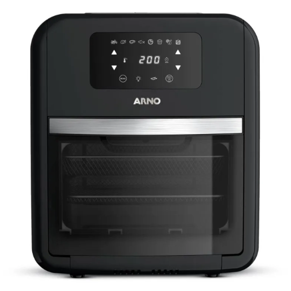 Airfry Oven E Grill Arno Expert 9 Em 1 Digital 11L Preta UFE9 Airfry Oven E Grill Arno Expert 9 Em 1 Digital 11L Preta UFE9
