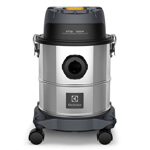 Aspirador de Pó e Água Electrolux 1500W 12L com ThermoControl e Função Sopro Inox (GT12l) Aspirador de Pó e Água Electrolux 1500W 12L com ThermoControl e Função Sopro Inox (GT12l)