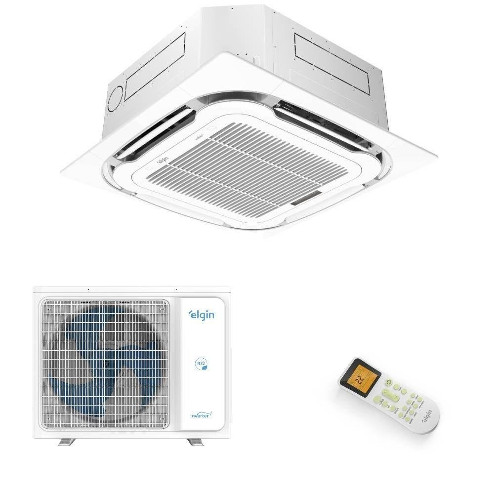 Ar Condicionado Split Cassete Elgin Plus Inverter 24000 BTUs Frio 220V KDFE24C2CA Ar Condicionado Split Cassete Elgin Plus Inverter 24000 BTUs Frio 220V KDFE24C2CA