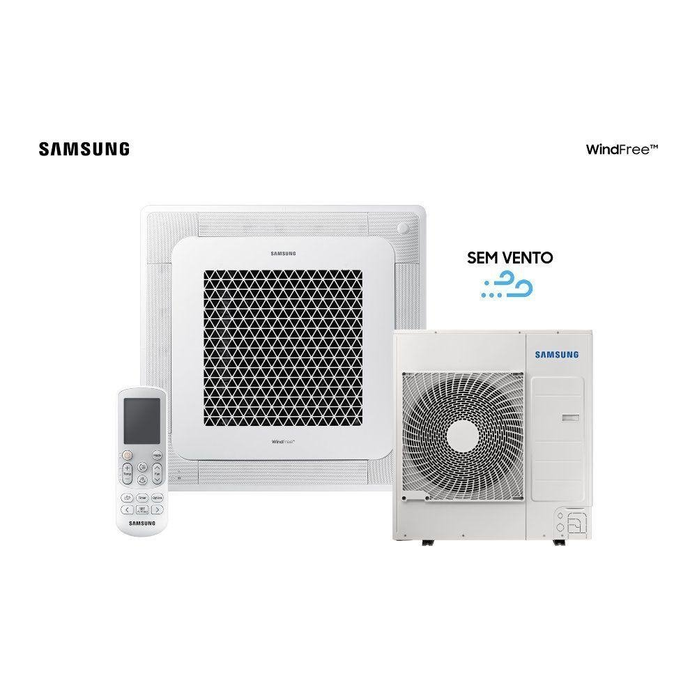 Ar Condicionado Cassete Inverter Samsung WindFree 36000 BTUs Quente e Frio 220V Ar Condicionado Cassete Inverter Samsung WindFree 36000 BTUs Quente e Frio 220V