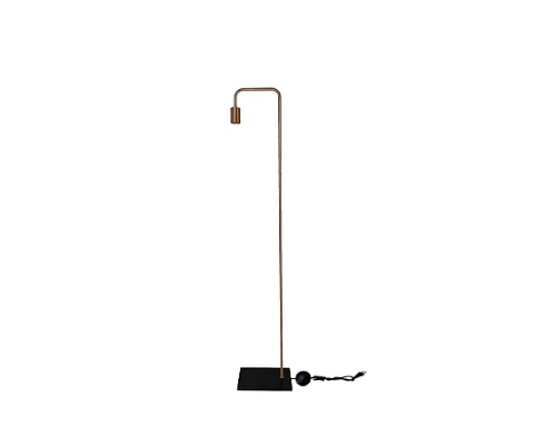 Luminaria Coluna Tube 01 Lãmpada E27 Preto/Cobre - T.Y Iluminação Luminaria Coluna Tube 01 Lãmpada E27 Preto/Cobre - T.Y Iluminação