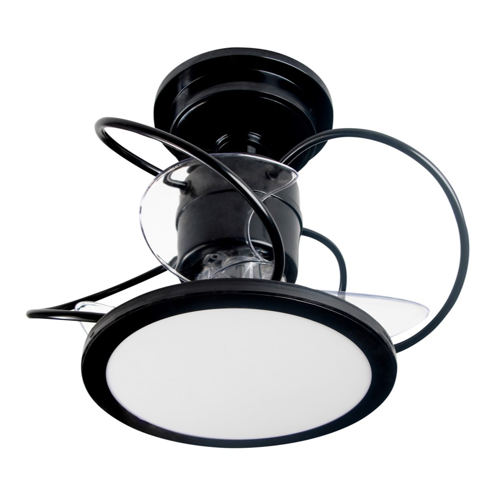 Ventilador de Teto Treviso Preto Confort LED Bivolt Ventilador de Teto Treviso Preto Confort LED Bivolt