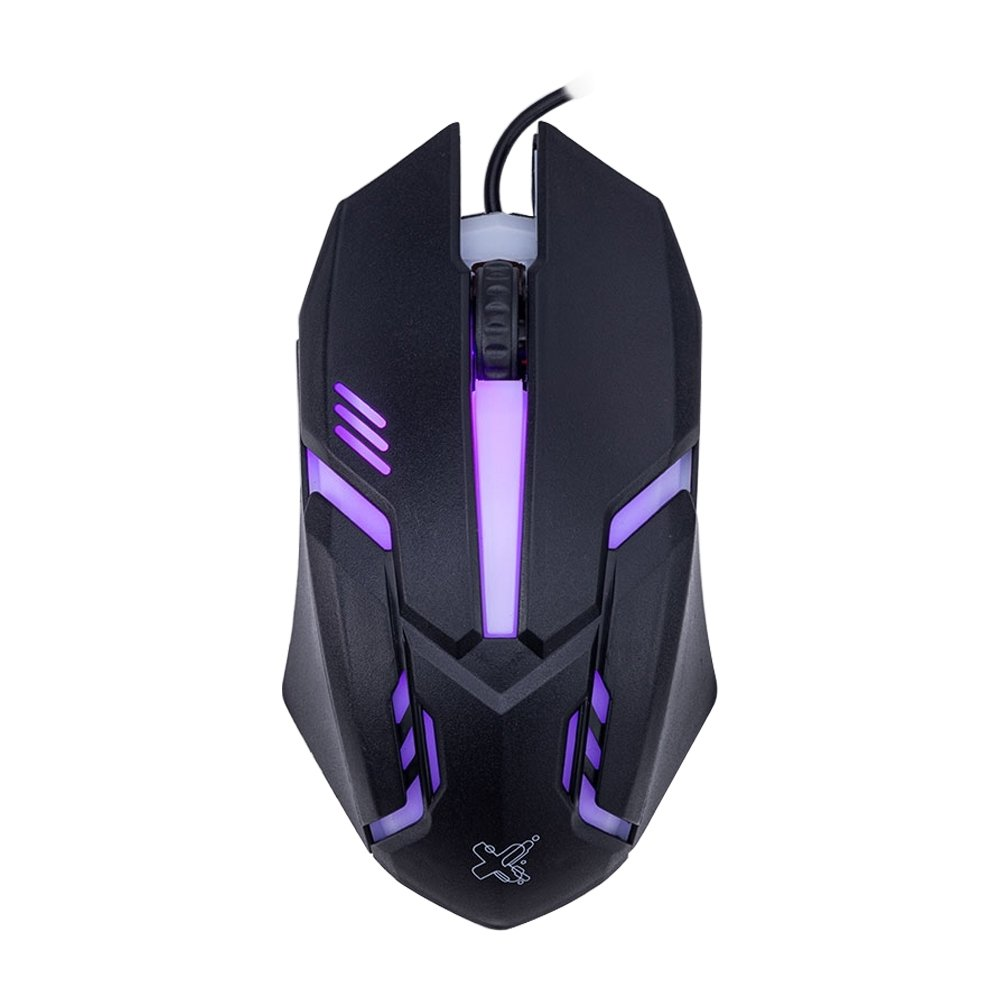 Mouse MaxPrint Geek Max, USB 2.0, 1000DPI, Preto