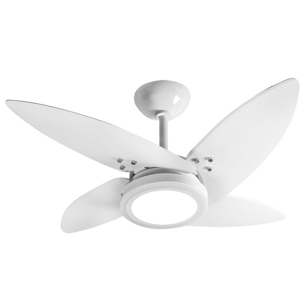 Ventilador LED Roma Branco 4 Pás 220V Ventilador LED Roma Branco 4 Pás 220V