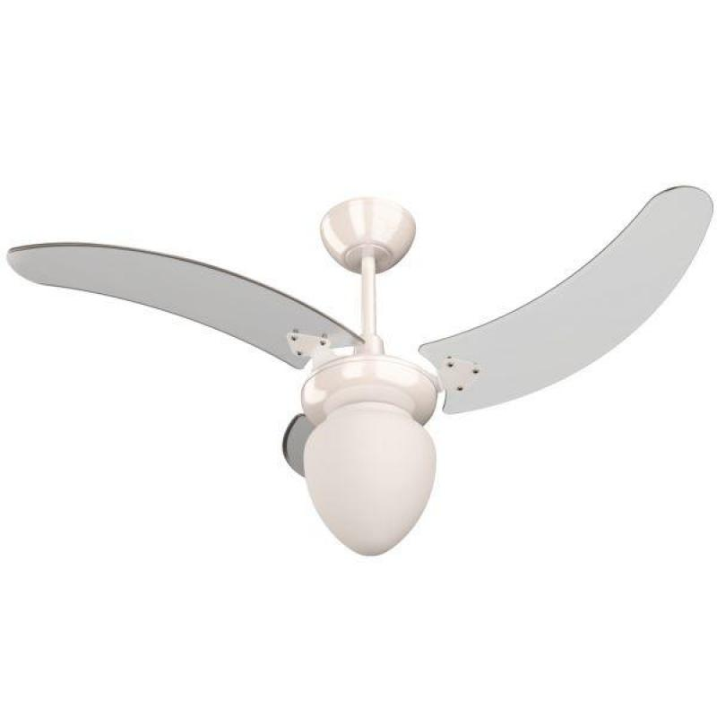 Ventilador Búzios Branco 220V 3 Pás Transparentes Ventilador Búzios Branco 220V 3 Pás Transparentes