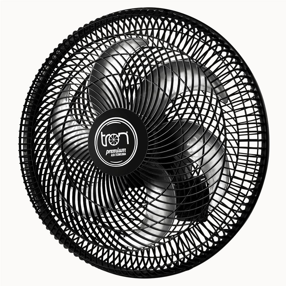 Ventilador Maggie Parede Preto Oscilante 220V Ventilador Maggie Parede Preto Oscilante 220V