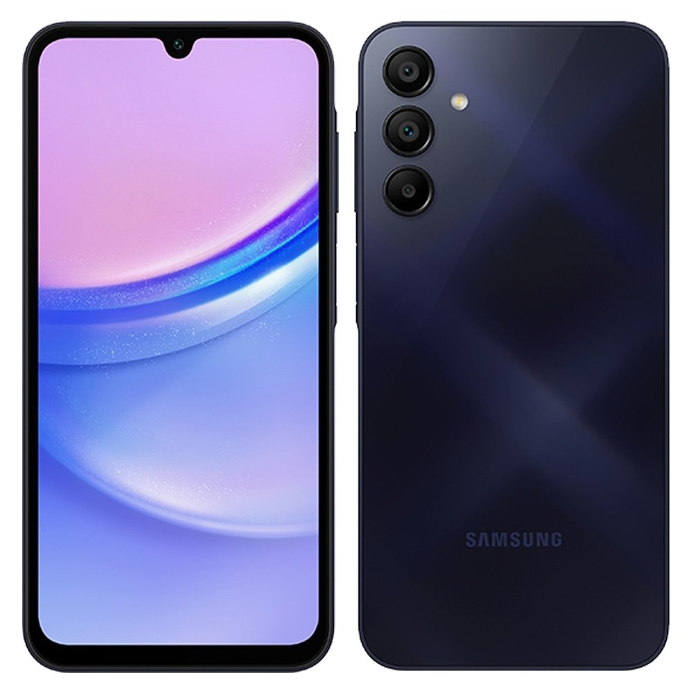 Smartphone Samsung Galaxy A15 A155M Azul Escuro - Tela 6.5", Wi-Fi+NFC,Câm.Traseira Tripla,Câm.Frontal 13MP, 4GB RAM,128GB Smartphone Samsung Galaxy A15 A155M Azul Escuro - Tela 6.5", Wi-Fi+NFC,Câm.Traseira Tripla,Câm.Frontal 13MP, 4GB RAM,128GB