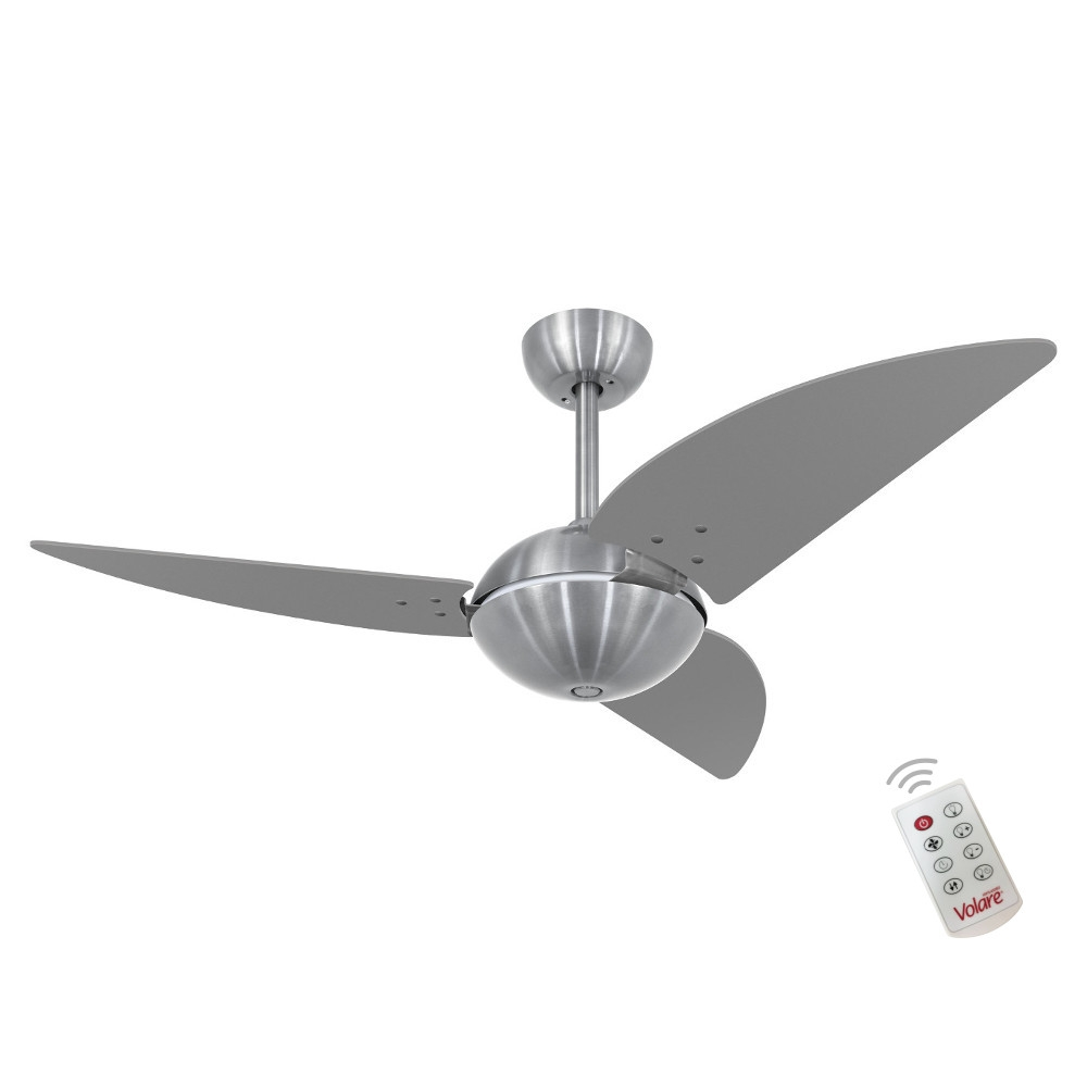 Ventilador Volare Off Class Titanio 220V e Controle Remoto Ventilador Volare Off Class Titanio 220V e Controle Remoto