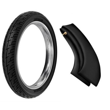 Pneu Moto Rinaldi Aro 14 80/100-14 49l Traseiro BS32 e Camara Ar Rh14 Pneu Moto Rinaldi Aro 14 80/100-14 49l Traseiro BS32 e Camara Ar Rh14