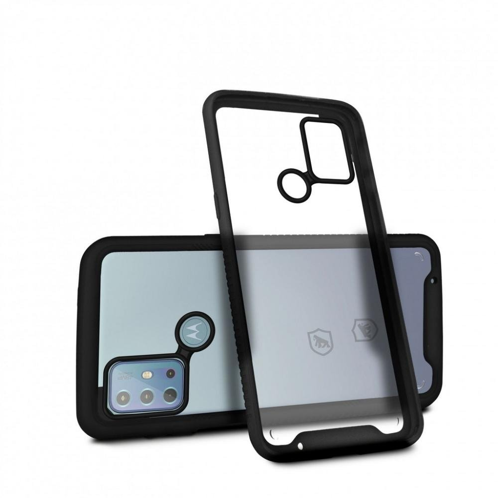 Capa case capinha Stronger Preta para Motorola Moto G30 - Gshield Capa case capinha Stronger Preta para Motorola Moto G30 - Gshield