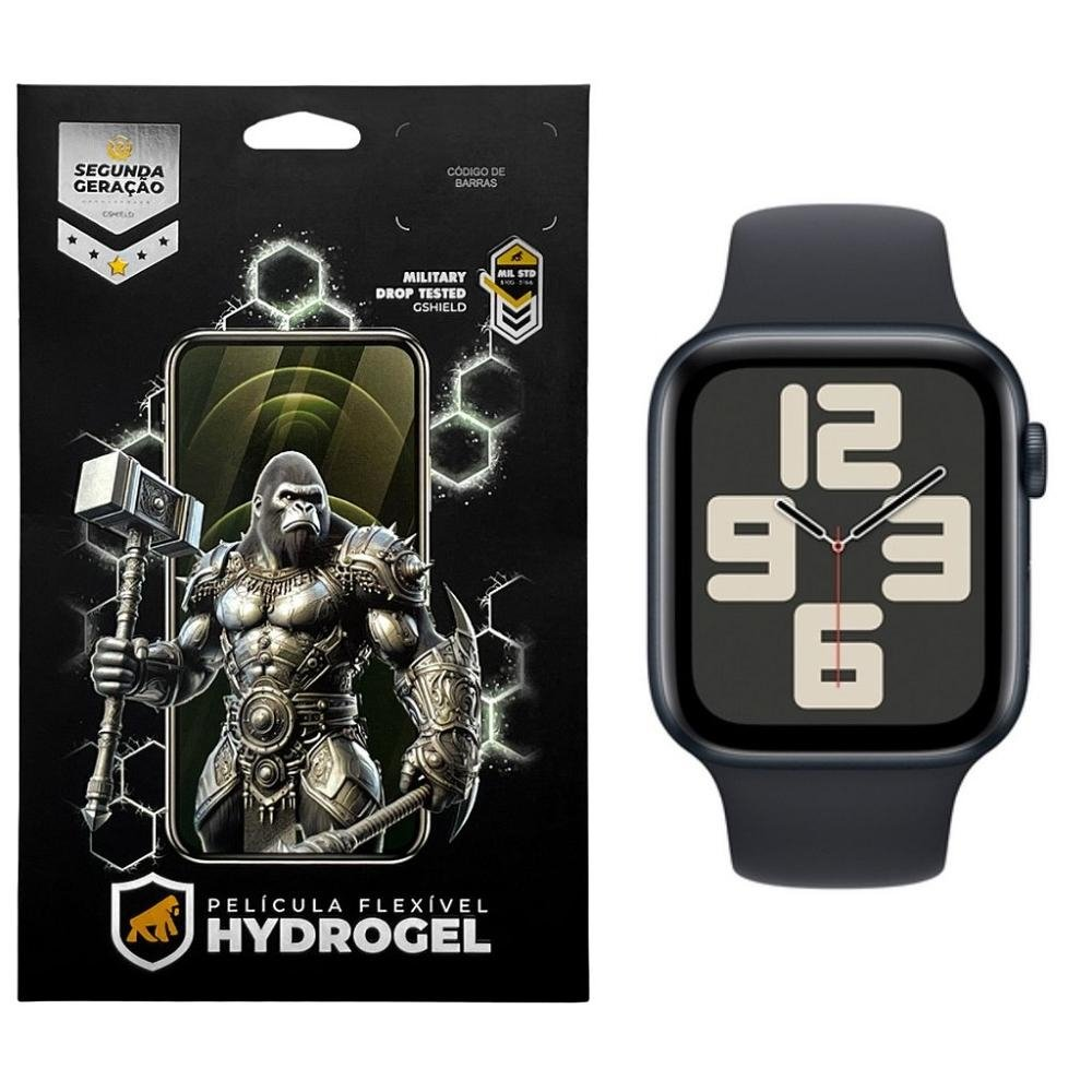 Pelicula para Apple Watch SE 44mm - Hydrogel HD - Gshield Pelicula para Apple Watch SE 44mm - Hydrogel HD - Gshield