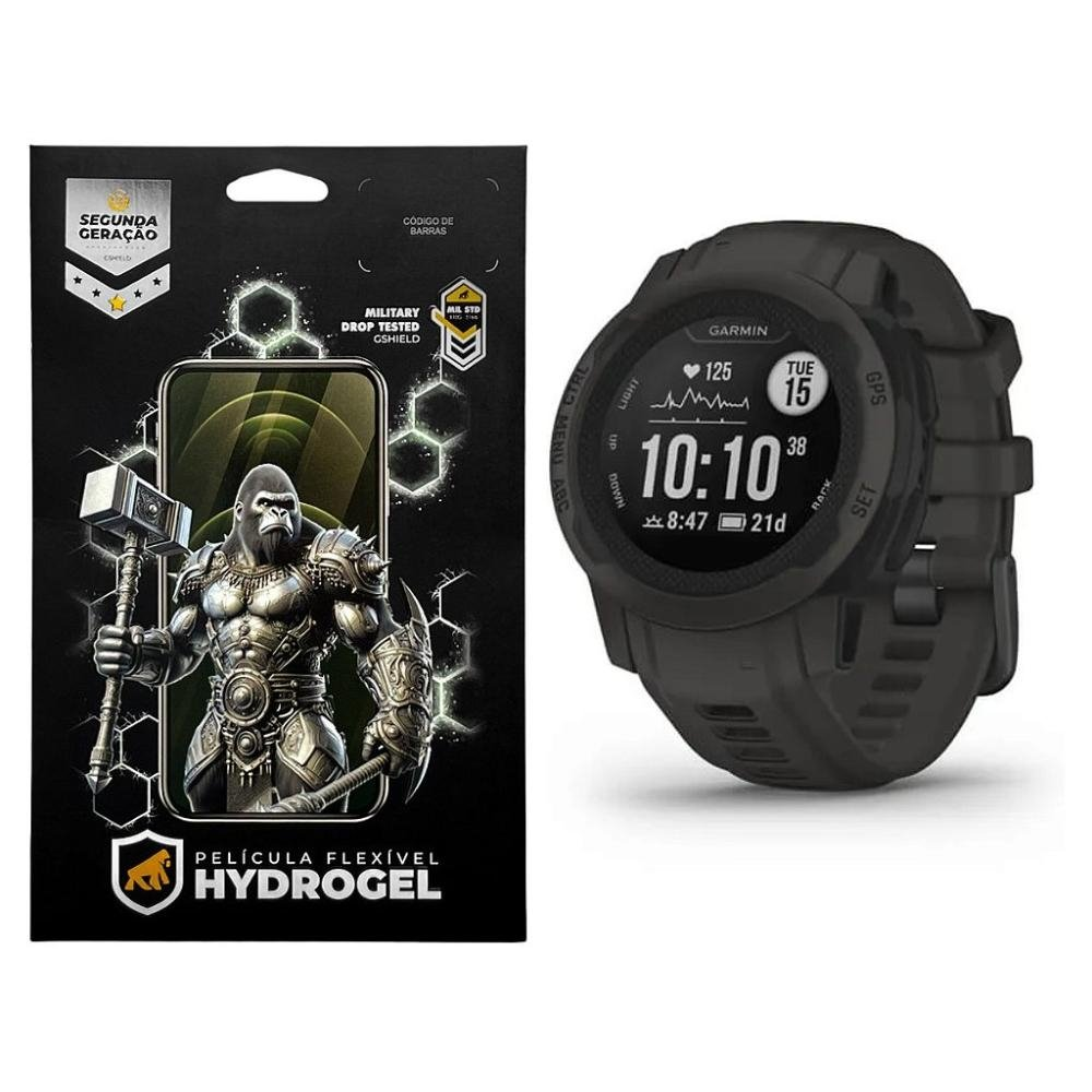 Pelicula para Garmin Instinct 2 - Hydrogel HD - Gshield Pelicula para Garmin Instinct 2 - Hydrogel HD - Gshield