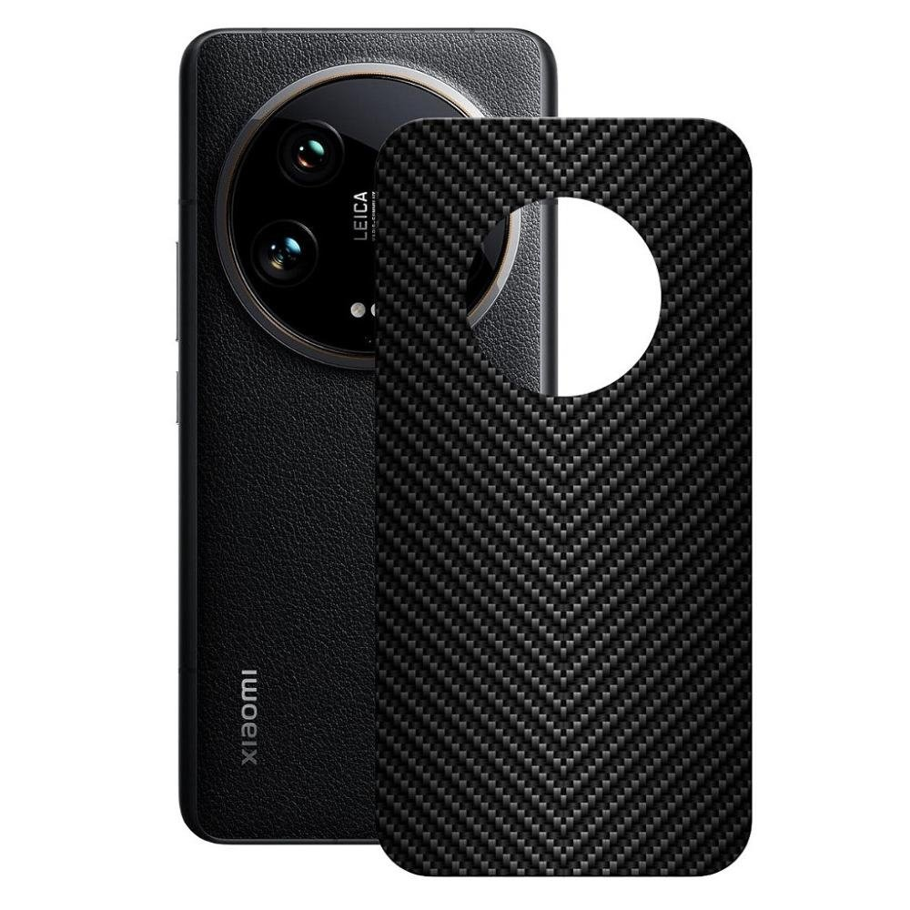 Pelicula para Xiaomi 14 Ultra - Traseira de Fibra de Carbono Preta - Gshield Pelicula para Xiaomi 14 Ultra - Traseira de Fibra de Carbono Preta - Gshield