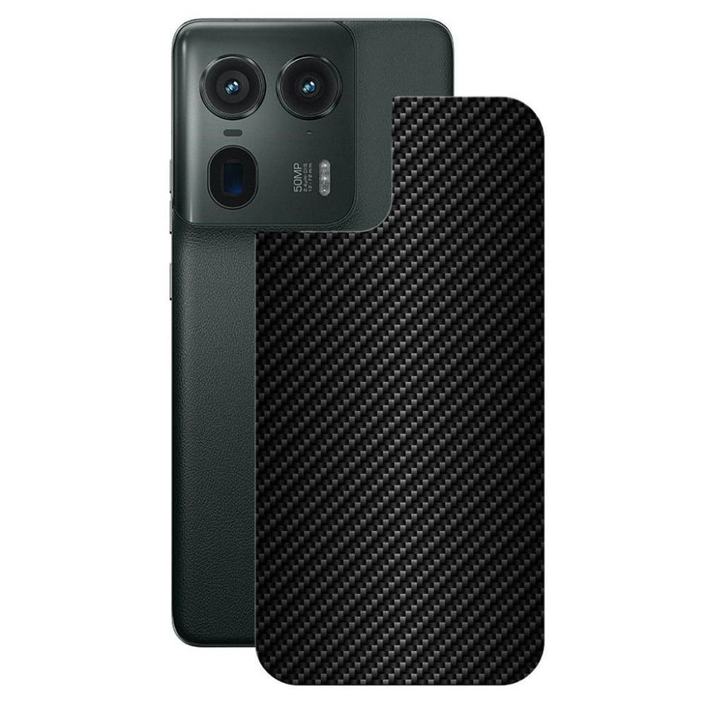 Pelicula para Motorola Moto Edge 50 Ultra 5G - Traseira de Fibra de Carbono Preta - Gshiel Pelicula para Motorola Moto Edge 50 Ultra 5G - Traseira de Fibra de Carbono Preta - Gshiel